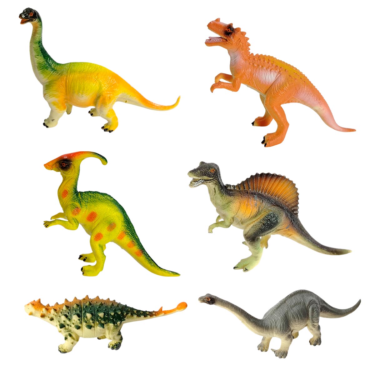 Miniatura 3 de Set Dinosaurios x6 Realistas AT156